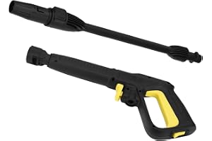 Högtryckstvätt sprutpistol, högtryckspistol och spjutsats för Karcher K2 K3 K4 K5 K6 K7, Karcher tillbehör, med justerbart mu