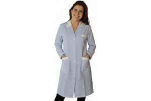 PETER'S ABITI DA LAVORO Camici da Lavoro Donna,Manica Lunga,Imprese di Pulizia,Operaia,Domestica,Cameriera ai Piani Colf