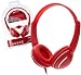 Produktbild Groov-e Streetz Stereo-Kopfhörer mit In-Line Lautstärkeregler / Für Kids, Kinder, MP3, Musik / Rote
