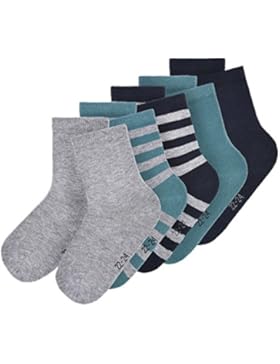 Name it Socken 5er Pack 13145197 NIT5-PACKVIGGOFEST Sock Grey Melange Gr. 25/27
