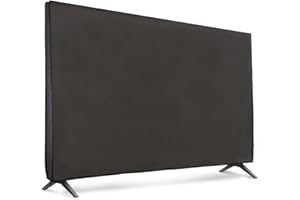 kwmobile Housse écran TV Compatible avec 75" TV - Protection d'écran télévision - Gris foncé