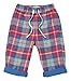 Piccalilly Organic Cotton Multicoloured Baby & Toddler Boys Hetton Check Trousers 6-12 Months