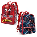 Dimensiones: 40 x 30 x 11 cm Karactermania Spiderman Hero Mochila Infantil, 40 cm, Azul