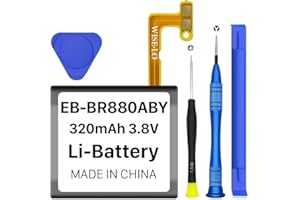 QUZMO Akku für Samsung Galaxy Watch 4 (40mm) SM-R860 SM-R865 EB-BR880ABY Ersatzakku für Galaxy Watch 4 Classic (42mm) SM-R880 mit Reparaturwerkzeugen