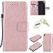 Produktbild Silikonsoftshell PU Hülle für Sony Xperia XA (5 Zoll) Tasche Schutz Hülle Case Cover Etui Strass Schutz schutzhülle Bumper Schale Silicone case+Exquisite key chain X1) #AD (7)
