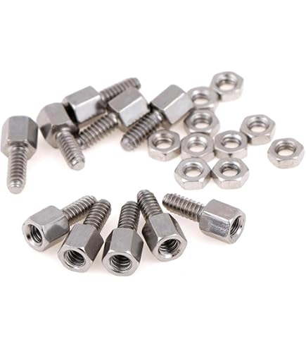 Vis à Oreilles D-Sub 4-40 UNC – Lot De 10, HARTING 9670019954, Pour Connecteurs