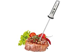 Gefu Scala 21820-Termómetro Digital, Plata, Pack de 1 Unidad