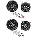 (2) Pairs of Kicker 41DSC54 5-1/4 5.25 D-Series 3-Way Car Speakers DSC5 with Thin-profile Woofers Totaling 800 Watt Peak/200 Watt RMS RS.14385.00