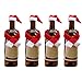Produktbild Hunptail Weihnachten Weinflasche Cover Weihnachtsflaschen Abdeckung Set Schal und Hut Flasche Dekor für Weihnachtsfeier Tischdekoration 4pcs