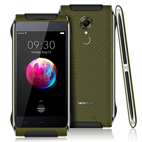 HOMTOM HT20 Pro - aggiornato IP68 impermeabile a prova di polvere smartphone 4.7 pollici Android 6.0 4G octa core 3GB di RAM 32GB ROM impronta digitale Camera 16MP - verde