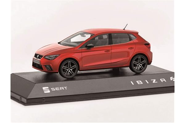 Seat 6H1099300HAQ Ibiza FR 1 : 43 Voiture Miniature, d’Origine, Rouge
