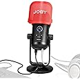 JOBY Wavo POD USB Condenser PC Microphone for Streaming, Podcasting, Mute and Gain Controls, Live Monitoring, Plug & Play for PC and Mac, ASMR Microphone, Condenser Microphones