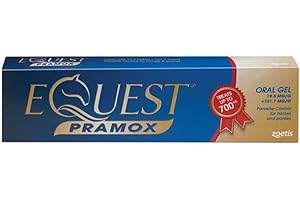 YFCACT Equest Pramox Horse Wormer 19.5 mg/g + 121.7 mg/g Oral Gel for Horse and Ponies