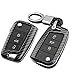 Price comparison product image Car Key Cover For Volkswagen, Full Protection Key Fob Cover, ABS Carbon Fiber, Silicone Car Key Cover, Car Keychain Accessories For 2018-2019 VW Polo MK6 Golf/Golf R MK7 Tiguan, For 2013-2019 Skoda Oc