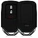 Produktbild kwmobile Autoschlüssel Hülle für Honda - Silikon Schutzhülle Schlüsselhülle Cover für Honda 3-Tasten Autoschlüssel (nur Keyless) Schwarz