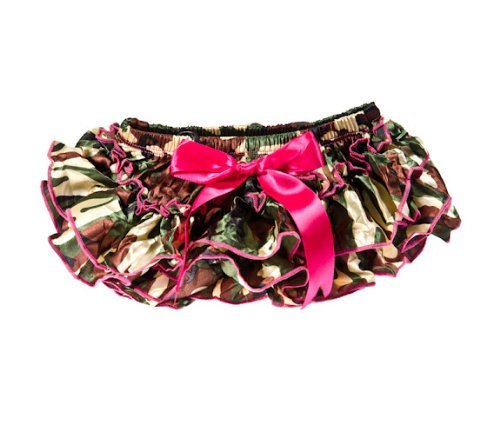 (0-6 Months, Camoflauge) juDanzy Satin Diaper Covers bloomers in a Variety of colors and sizes Color: Camoflauge Size: 0-6 Months