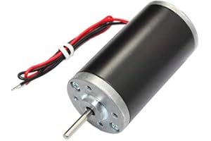 DollaTek 31ZY DC 24V 4000rpm moteur tubulaire magnétique moteur à couple élevé