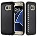 Produktbild Samsung Galaxy S7 Hybrid Hülle in SCHWARZ von Cadorabo - Hard Case TPU Silikon Schutzhülle Hybrid Cover im Outdoor Heavy Duty Design – Handyhülle Bumper Case Tasche Etui