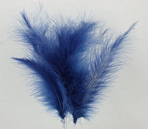 3 Feather Spray x 6 Sprays for Cake Decoration and Crafts (Navy)