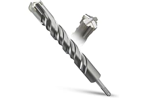 METOTY SDS Plus Bohrer 32mm×260mm，Steinbohrer,Hammerbohrer,Betonbohrer,Für Stein,Beton,Naturstein,Ziegelmauer