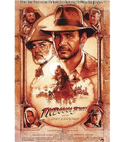 Posterlounge Indiana Jones y la última cruzada Póster de Vintage