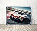 Produktbild Dozili Metallschild, Motiv: Rennauto, Wandkunst, Metallschild, Motiv: Porshe 911, Metalldruck, Originales Kunstwerk, 20,3 x 30,5 cm