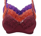 X-Well Lehar Dark Purple, Maroon and Copper Bra RS.301 (67.00% Off) - Amazon
