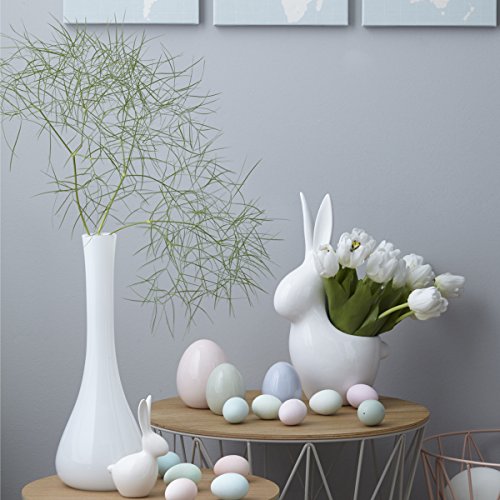 Leonardo Glas Vase Sacchetta, 40 cm, weiß - 3