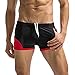 Produktbild Ba Zha Hei Männer Freizeit kurze Hose Strandshorts Badehose Herren Bademode Basic Long Beach Surfen Spleißen Schwimmen Boxer Trunks Boardshorts Schwimmhose Freizeithose Strandshorts (XL, Schwarz)