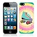 Produktbild Call Candy Schutzhülle / Hartschale für Apple iPhone 5s, Motiv Rollschuhe, bunt
