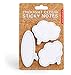 Produktbild Kikkerland Taube Sticky Notes (ST67) Clous weiß