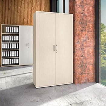 WeberBÜRO Uni Aktenschrank abschließbar 5 OH Ahorn Schrank Büroschrank