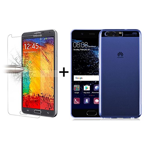 TBOC Pack Funda de Gel TPU Azul Protector Pantalla Vidrio Templado para Huawei P10 Plus 5 5 Pulgadas Funda de Silicona Ultrafina y Flexible Protector de pantalla Resistente a Golpes Ca das y Ara azos reviews TBOC Pack Funda de Gel TPU Azul Protector Pantalla Vidrio Templado para Huawei P10 Plus 5 5 Pulgadas Funda de Silicona Ultrafina y Flexible Protector de pantalla Resistente a Golpes Ca das y Ara azos