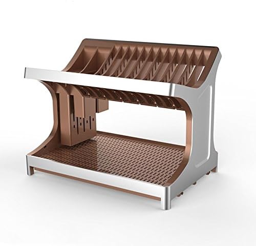 Multi-Functional Kitchen Storage shelves Pan Pot Rack, Aluminum Alloy Drainboard Dish Rack Storage Rack,Without Pot Shelf