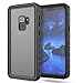 Produktbild Samsung Galaxy S9 Wasserfeste Hülle, FindaGift Ultra dünn IP68 S9 Wasserdichte Handyhülle Fotografieren Stoßfest Schneefest Unter Wasser Ganzkörperschutz Skifahren Tauchen und Schwimmen Waterproof Cover mit Touch ID für Galaxy S9 (Schwarz)