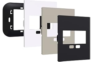 VEMER VE786400 NOW KEO LCD - Kit ClickON Living Now Bticino compatibile con Termostato Keo LCD di Vemer, Frontalini Colore Bianco, Nero e Sabbia