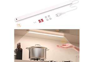 ‎SIBI LIGHTING SIBI LIGHTING Unterbauleuchte Led Dimmbar, 41cm Neutralweiß Lichtleiste mit Berührungsloser Sensor, Küchenlicht Unterbau Beleuchtung Led Leiste für Schrank,Regale,Werkbank, 473lm, 4000K