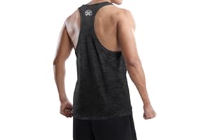 MEETWEE Débardeur de Sport Homme, Haut Top Maillot sans Manches Running Tee Shirt Maillot de Corps Séchage Rapide pour Fitness Gym Bodybuilding