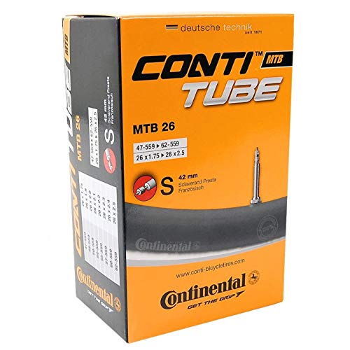 Continental26" x 1.75-2.5 Mountain Bike Inner Tube with 42mm Long Presta Valve