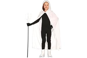 FIESTAS GUIRCA | Capa de Terciopelo con Capucha (100 cm) - Accesorio de Disfraz para Halloween y Fiestas de Diablos y Demonios - Ideal para Niños y Adultos