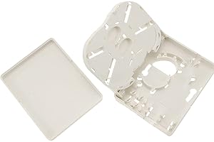 Techly Professional 362923 Scatola di Giunzione Fibra Ottica Box 2 Porte SC LC Bianco