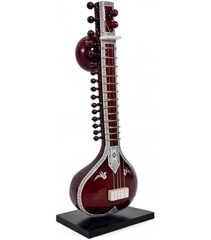 Mankar Per Sitar In Osso - Ricambi Per Sitar Indiano, Forma Di Cigno - Foto 9