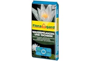GARDEN CENTER SHOP BY VM Garden Center Shop | Floragard | sustrato para Nenúfares, Plantas acuáticas y de Estanque 20 L | Extra Pesado y con Arcilla Natural | Reduce Algas y favorece raíces saludables