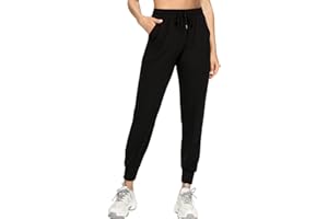 EUHOM Jogginghose Damen Sporthose Lang Yogahose High Waist Trainingshose Freizeithose Leichte Sweathose Damenhose mit Gummizug für Sport Yoga Fitness