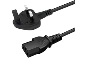 TROSPOW C13 Power Cable Replacement for EF EcoFlow River 2 River pro River 2 pro River 2 max River 2 Pro Max Delta 2 Max Power Station 3Pin 6Feet AC Power Cable Lead Plug UK Mains