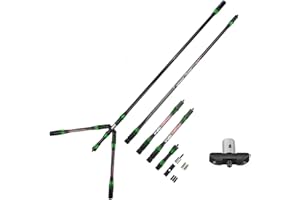 ‎SHARROW SHARROW Bogenschießen Bogen Stabilisator Stange 30" Abnehmbare Stabilisierer System Balance Bar Stabilisator Verlängerungsstange Komplett System für Compound Recurve Bogen