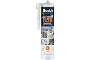 Bostik Mastic d’Étanchéité Joint Parfait Multi Usages – Colle et Jointe Tous Matériaux – Intérieur et Extérieur – Formule Hybride Polymère – Couleur : Transparent – 280 ml
