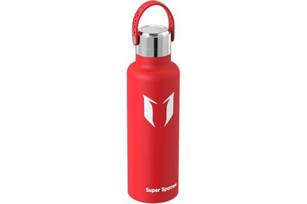 Super Sparrow Botella Agua Acero Inoxidable 18/10 - Botella Termica Ultraligera - 350ml/500ml/750ml - Termo Sin BPA, Botella Agua Niños, para Deporte, Viaje, Escuela, Exterior, Oficina, Hogar