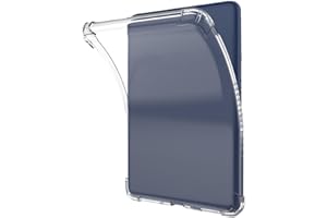 VDFJEK Transparent Cover Reinforced Edge Corners,Thin Slim Soft Flexible Silicone Tpu Rubber Back Cover, Clear Case for 6.8" All-New 2021, for 11th Generation Cover 2021 Case E-reader Cover