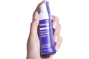 HOBRIWETO Lila Zahnpasta für Zahnaufhellung, 50ML lila Farbe Corrector Zahnweiß Schaum, lila Zahnweiß Kit, Zahnfleckentfernung Farbkorrektor, lila Zahnpasta für ein helleres Lächeln